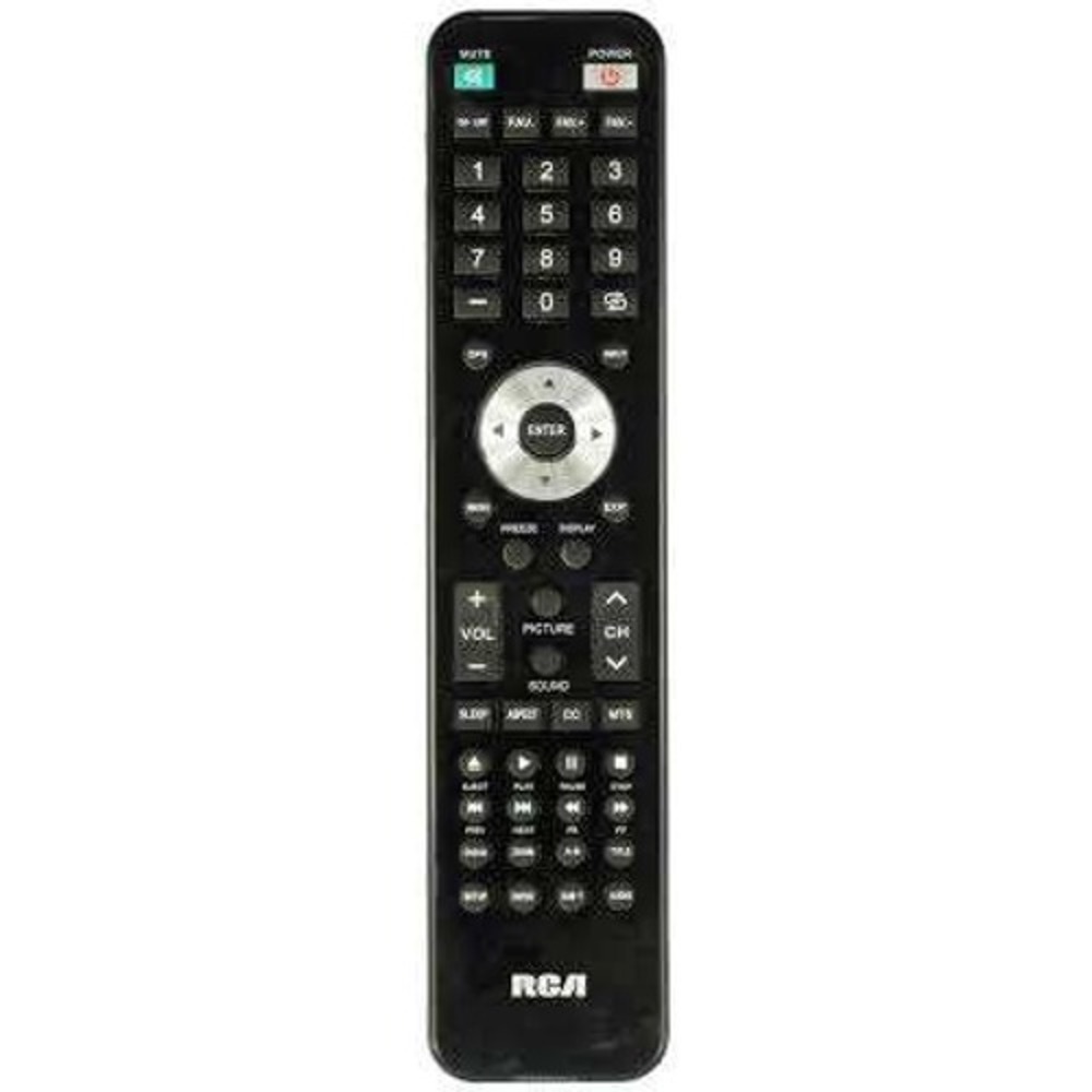 RCA TV Remote Control Black Replacement Controller WD12192
